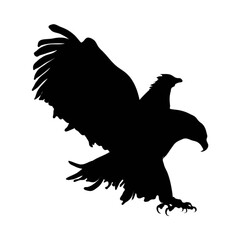 Silhouette of an Eagle in Flight, a Powerful Emblem of Freedom and Strength with 176