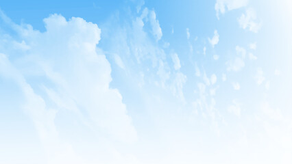 Winter sky with some cloud. 