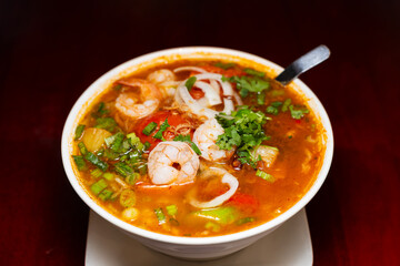 Spicy Vietnamese Shrimp Noodle Soup