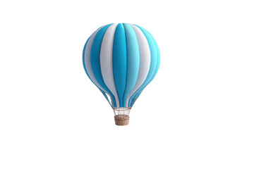 Obraz premium Cartoon hot air balloon