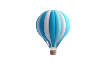 Cartoon hot air balloon