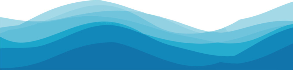 Abstract ocean wave design with blue tones perfect for backgrounds and graphics