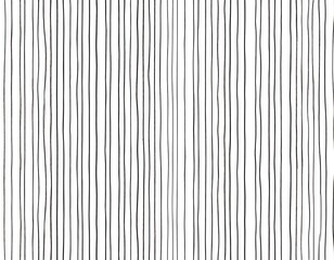 Obraz premium Minimalist abstract art background featuring thin, uneven vertical lines, creating a textured pattern across a white canvas