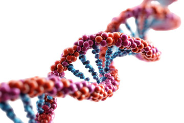 DNA double helix, vibrant colors (1)