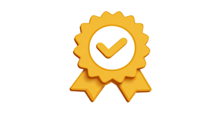 achievement badge gold medal award symbol success icon recognition emblem victory trophy reward accomplishment honor circular design