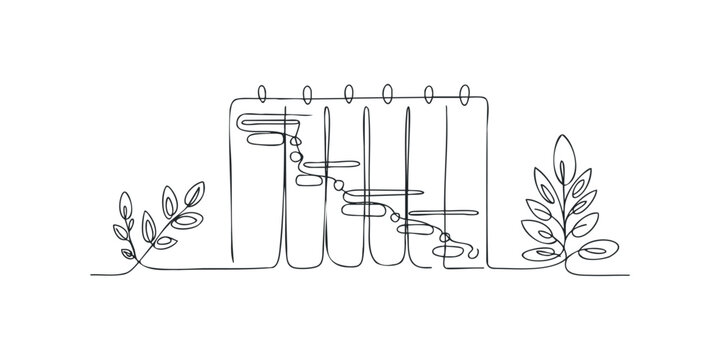 Minimalist timeline with branches