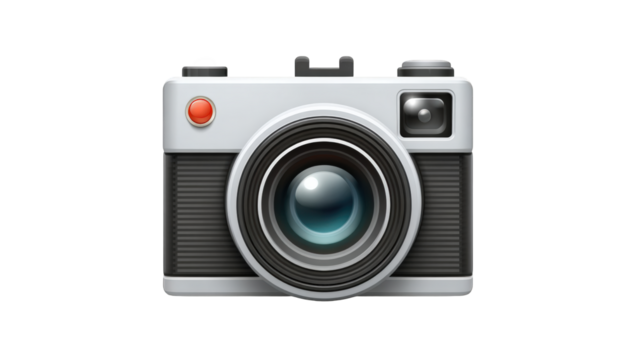 Retro camera graphic
