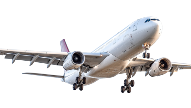 Commercial jet taking off (1) - Powered by Adobe