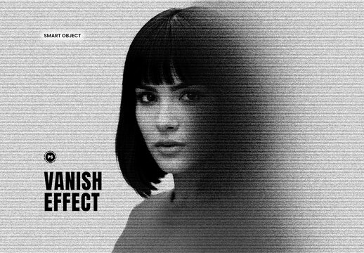 Vanish Photo Effect PSD Template