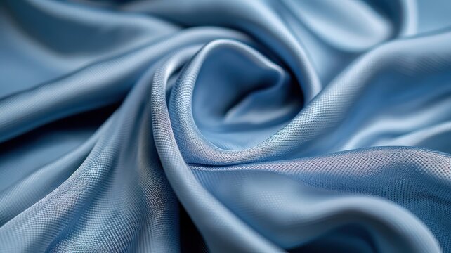Close-up shot of silk cloth revealing intricate details of weave and texture.