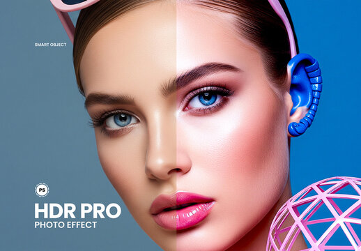 HDR Pro Photo Effect Tempate