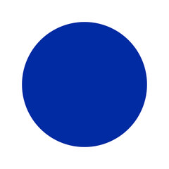 Black Circle Icon Illustration / 黒い丸のシンプルアイコンイラスト	