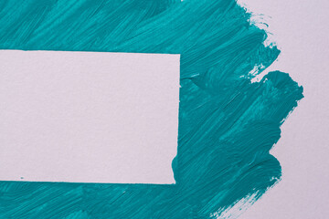 緑色の絵具で塗った背景	