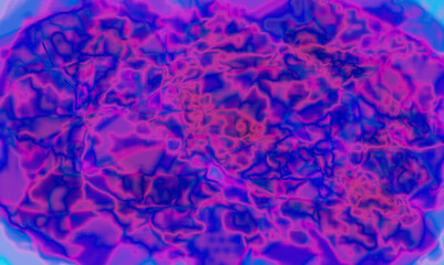 Vibrant abstract swirls of electric blue and magenta create a psychedelic and energetic visual...