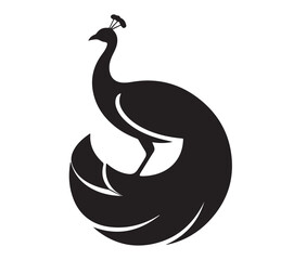 silhouette, black vector icon style, simple shape, clean