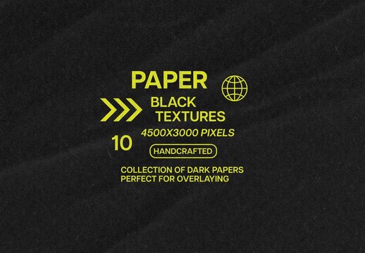 Black Glued Paper Textures