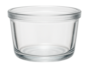 Heat-resistant glass ramekin ideal for baking souffles in contemporary kitchens.