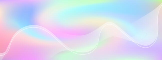 Abstract blur holographic rainbow foil iridescent background. Holographic gradient pastel rainbow background. vector,modern, and simple design