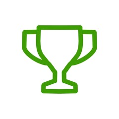 Trophy cup icon for success, achievement, and competition／成功・達成・競争を象徴するトロフィーアイコン