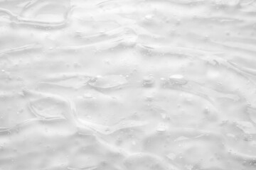 Transparent clear liquid serum gel cosmetic texture background