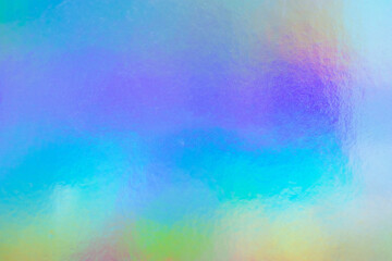 Holographic rainbow foil iridescent texture abstract hologram background
