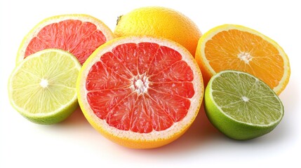 Fototapeta premium Colorful citrus fruit slices