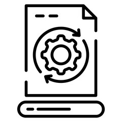 data processing icon