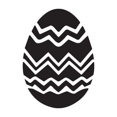 Easter Egg icon or logo isolated sign symbol vector illustration - high quality black style vector icons