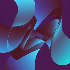 Abstract Blue and Purple Wave Design.
