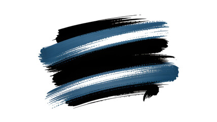 Abstract blue paint strokes on a dark background