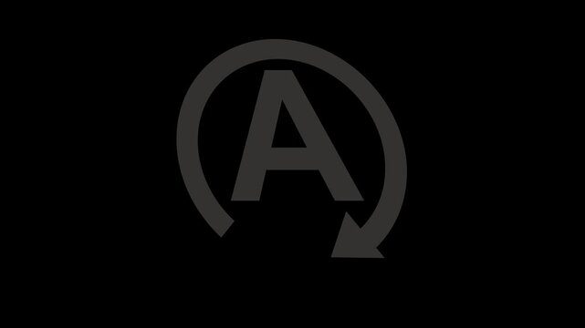 Auto stop start icon in car dashboard indicates the automatically switch on off engine function turns on
