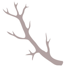 Winter branch minimal decoration for Christmas season