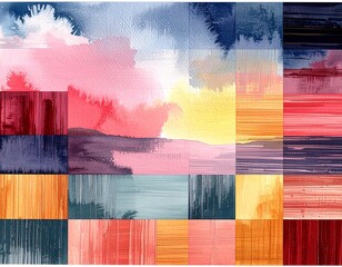 abstract geometric shapes pattern	