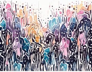 abstract geometric shapes pattern