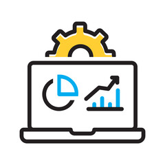 Vector multi color icon for Dashboard