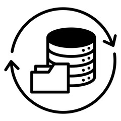 Data backup icon