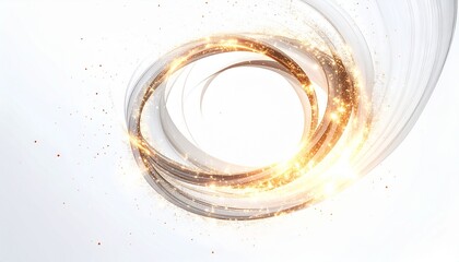 暗い背景に浮かぶ炎の輪
