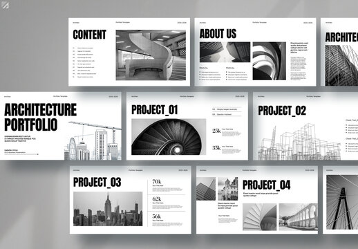 Architecture Portfolio Presentation Layout