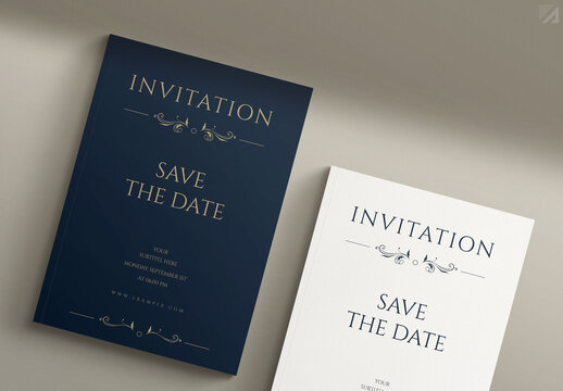 Minimal Invitation Card Layout