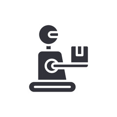 Robot Delivering Package Automation Logistics Artificial