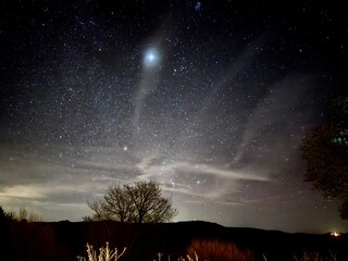 night sky with stars
