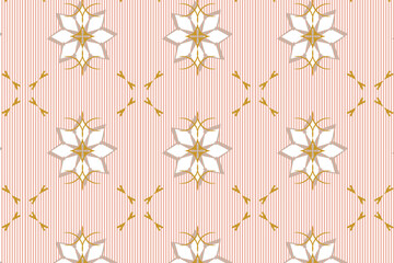 A modern Moroccan geometric seamless pattern blending traditional star and polygon motifs with smooth color for elegant cultural interiors and textile designs.