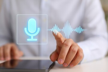 Interactive Voice Technology: Engaging User Through Touchscreen Interface and Sound Visualization for Enhanced Communication Experience