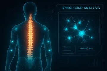  Digital spinal cord analysis with AI-powered holographic display and neuron map