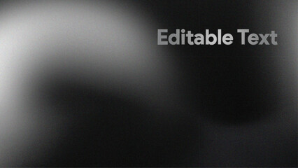 Obsidian Drift – Monochrome Gradient Study