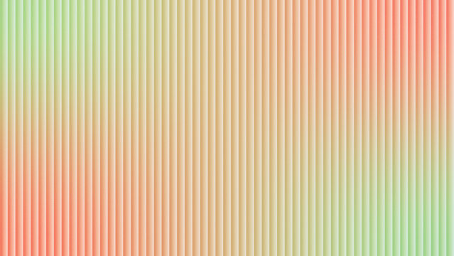 Vertical Coral Yellow Green Gradient Stripes Abstract Pattern