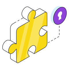 An icon design of problem solving
