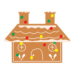Gingerbread House Cookie