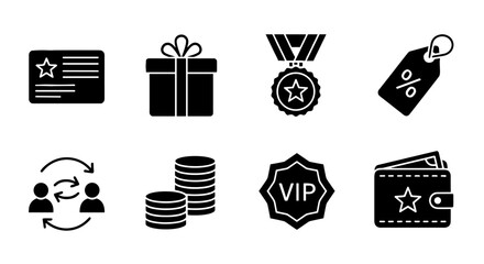 Loyalty Program Benefits Promotion with Exclusive Rewards, Cashback, and Bonus Points – Modern Marketing Campaign for Customer Retention and Engagement, Featuring Gift, Discount, and VIP Access Incent