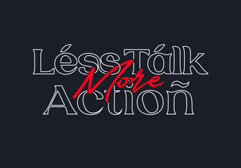 Vintage elegant motivational typography design for jersey, t-shirt, or wall art design - vector